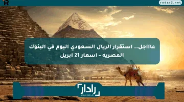 عاااجل.. استقرار الريال السعودي اليوم في البنوك المصرية – أسعار 21 أبريل